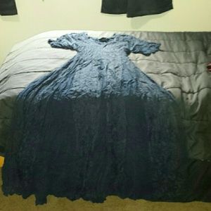 Gorgeous old style long lace dress